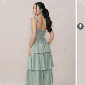 Revelry Brand chiffon gown